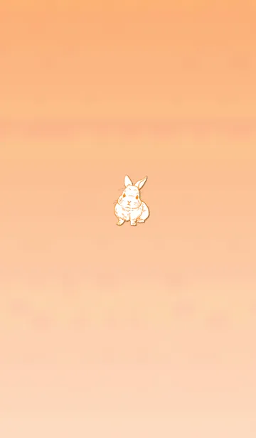 [LINE着せ替え] Simple and realistic rabbit 1の画像1