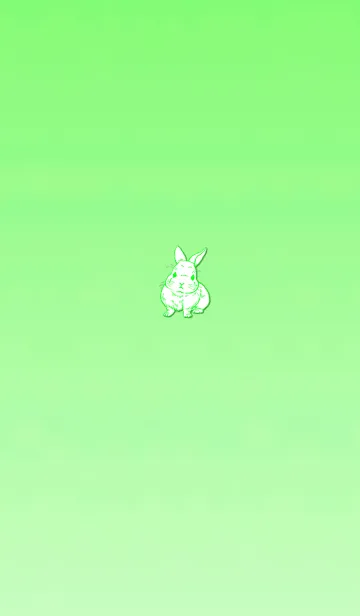 [LINE着せ替え] Simple and realistic rabbit 4の画像1