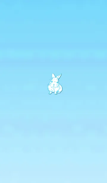 [LINE着せ替え] Simple and realistic rabbit 6の画像1