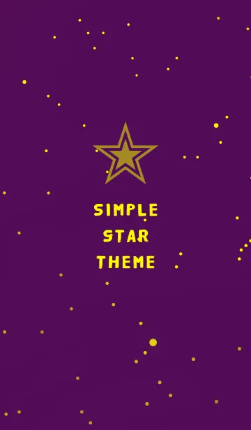 [LINE着せ替え] シンプル スター 016の画像1