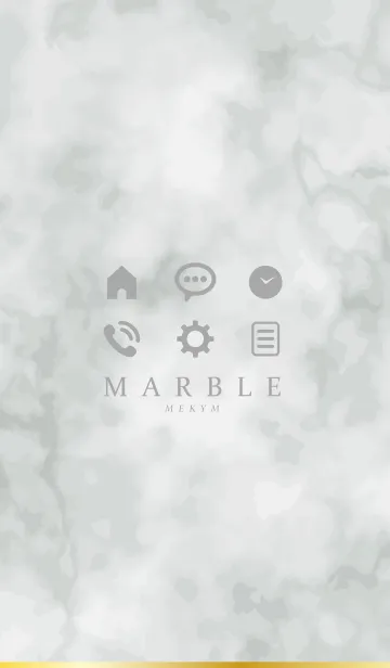 [LINE着せ替え] MARBLE -SIMPLE MONOTONE-の画像1