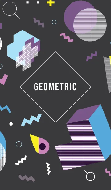 [LINE着せ替え] Geometric Ship Grayの画像1