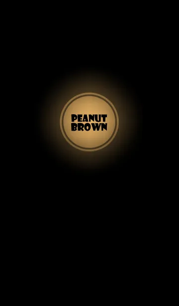 [LINE着せ替え] Peanut Brown In Black v.6 (jp)の画像1