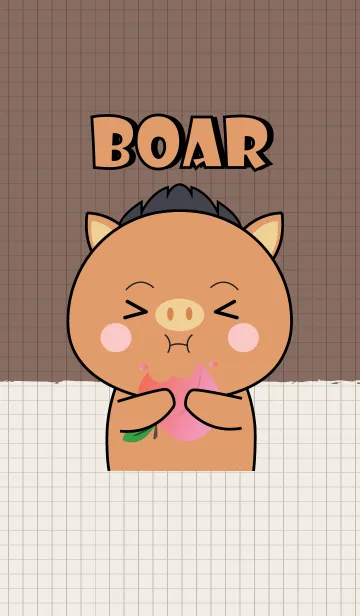 [LINE着せ替え] Minamal Boar 2 (jp)の画像1