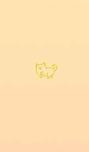 [LINE着せ替え] Simple cute lucky dog 2の画像1