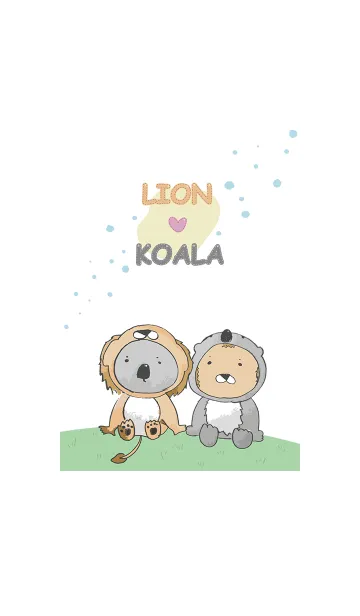 [LINE着せ替え] Lion and Koalaの画像1