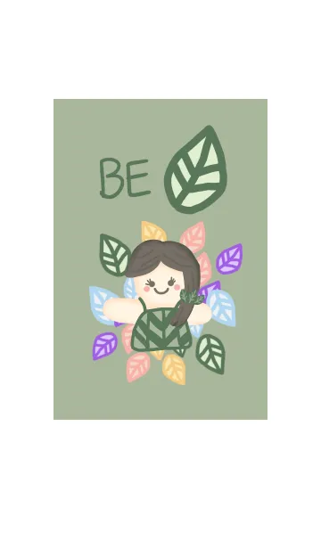 [LINE着せ替え] Be leafの画像1