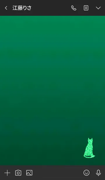 [LINE着せ替え] Simple cat love luck 5の画像3