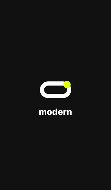 [LINE着せ替え] Modern Lemon - Black Themesの画像1