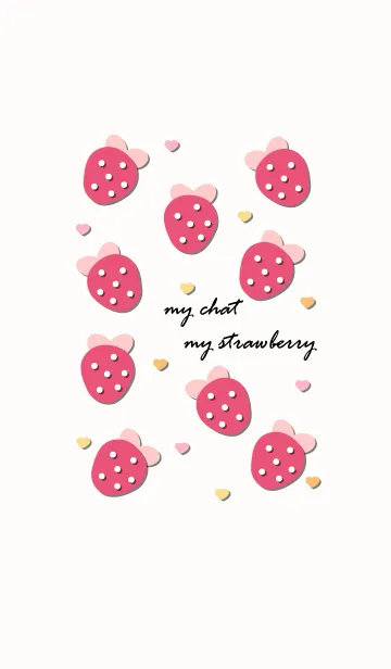 [LINE着せ替え] Sweet strawberry 60 ^^の画像1