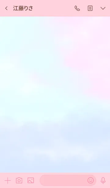 [LINE着せ替え] Cotton candy pastel themeの画像3