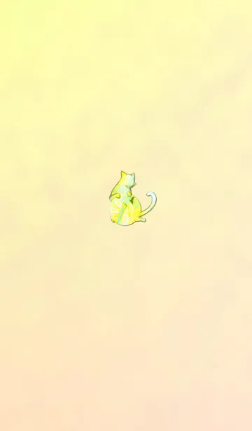 [LINE着せ替え] Summer watercolor cat 8の画像1