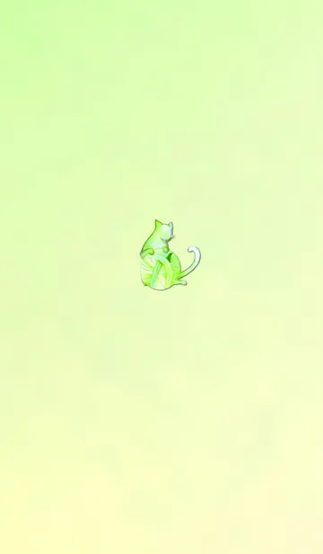 [LINE着せ替え] Summer watercolor cat 9の画像1