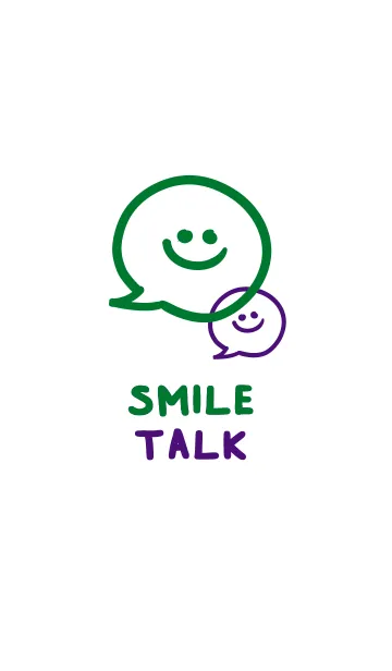 [LINE着せ替え] スマイル トーク 01の画像1