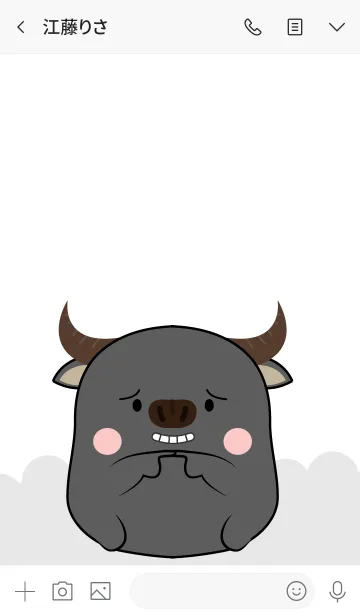 [LINE着せ替え] Love Cute Cute Buffalo (jp)の画像3