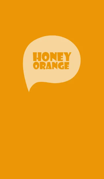 [LINE着せ替え] honey orange Vr.2 (jp)の画像1