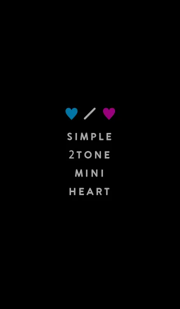 [LINE着せ替え] シンプル 2トーン ミニ ハート 20の画像1