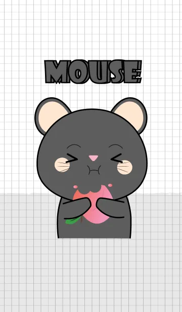 [LINE着せ替え] Minamal Black Mouse 2 (jp)の画像1