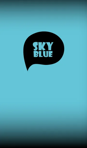 [LINE着せ替え] Sky Blue And Black Vr.2 (jp)の画像1