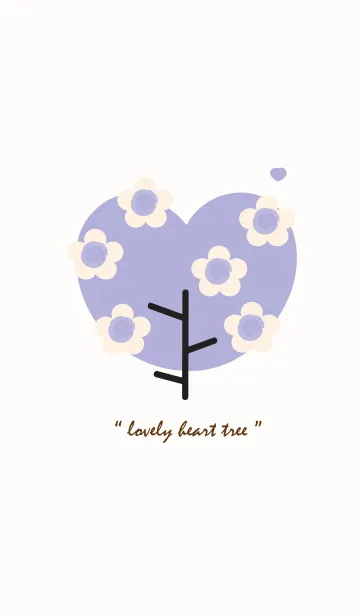 [LINE着せ替え] Lovey heart tree with lovely flower 10の画像1