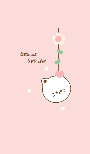 [LINE着せ替え] little cat with little heart 3の画像1