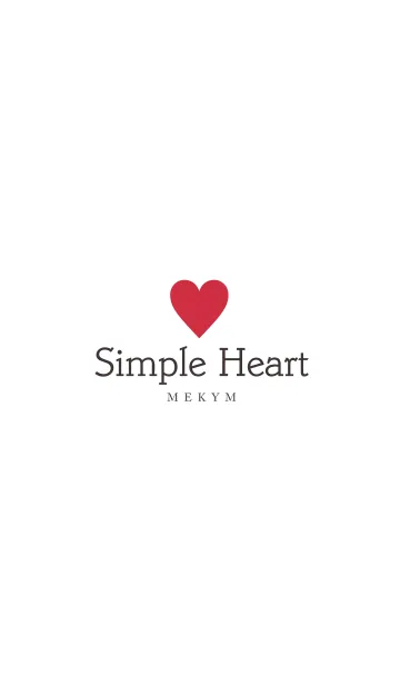 [LINE着せ替え] SIMPLE HEART 13 -LOVE-の画像1