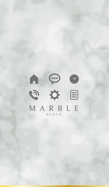 [LINE着せ替え] MARBLE -SIMPLE MONOTONE- 3の画像1