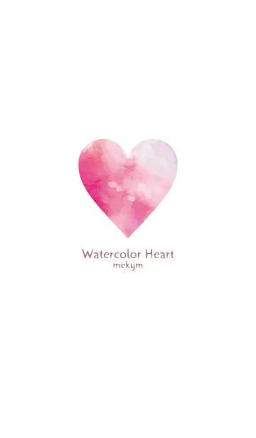 Watercolor Heart 27 -MEKYM-の着せ替えメイン画像