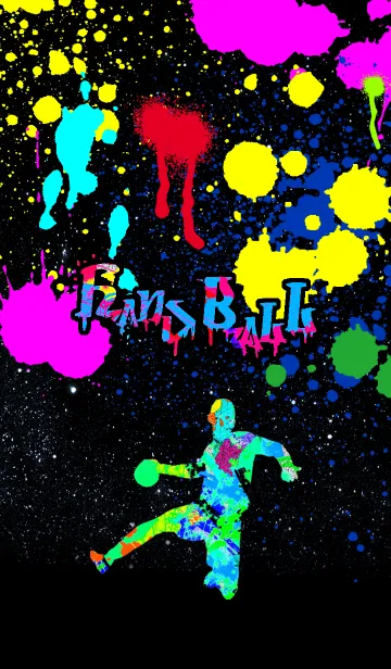 [LINE着せ替え] ハンドボール グラフィティ2の画像1