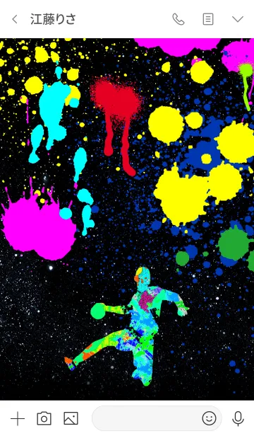 [LINE着せ替え] ハンドボール グラフィティ2の画像3