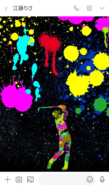 [LINE着せ替え] ゴルフ グラフィティ2の画像3