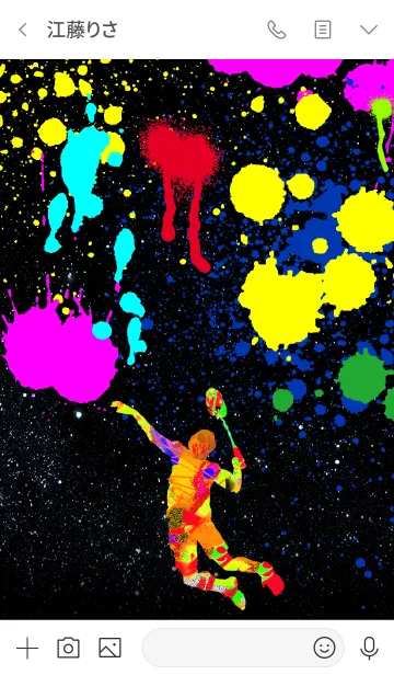 [LINE着せ替え] バドミントン グラフィティ2の画像3