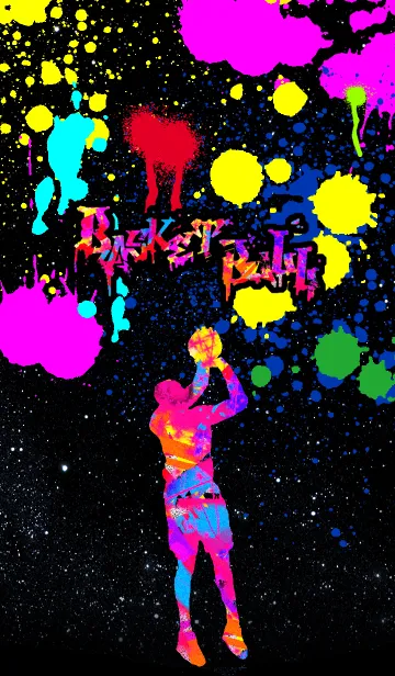 [LINE着せ替え] バスケットボール グラフィティ2の画像1