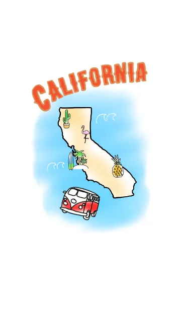 [LINE着せ替え] カリフォルニア気分をあなたに！第9弾の画像1