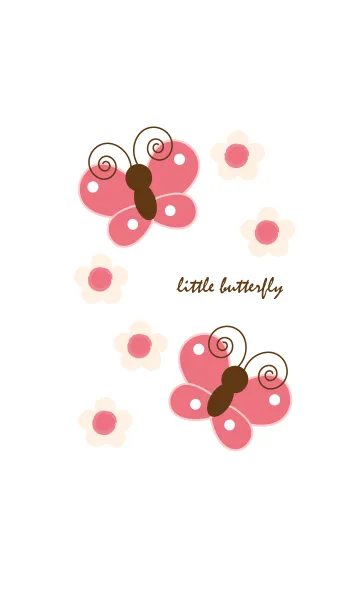 [LINE着せ替え] vintage butterfly theme 19の画像1