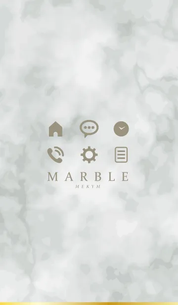 [LINE着せ替え] MARBLE -SIMPLE MONOTONE- 4の画像1