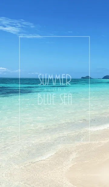 [LINE着せ替え] SUMMER BLUE SEA ALOHA 18.の画像1