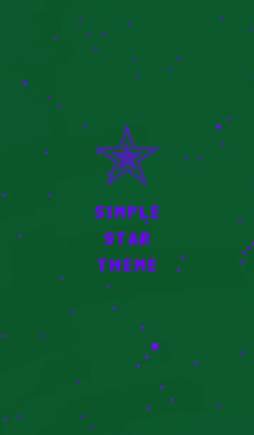 [LINE着せ替え] シンプル スター 022の画像1