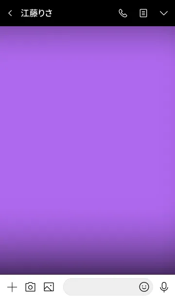 [LINE着せ替え] Orchid Purple And Black Vr.2 (jp)の画像3