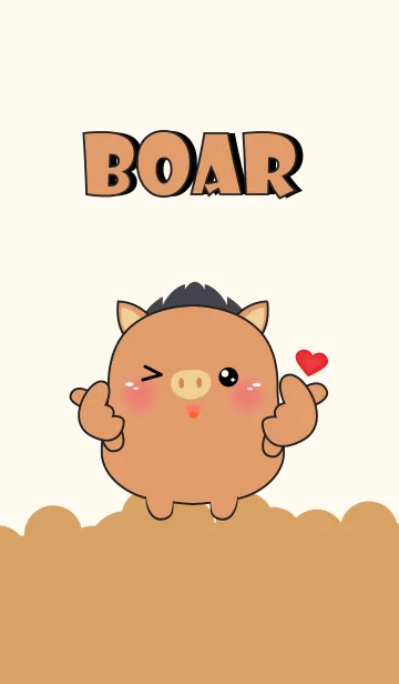 [LINE着せ替え] Emotion Love You Boar (jp)の画像1