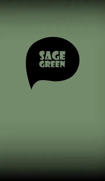[LINE着せ替え] Sage Green And Black Vr.2 (jp)の画像1