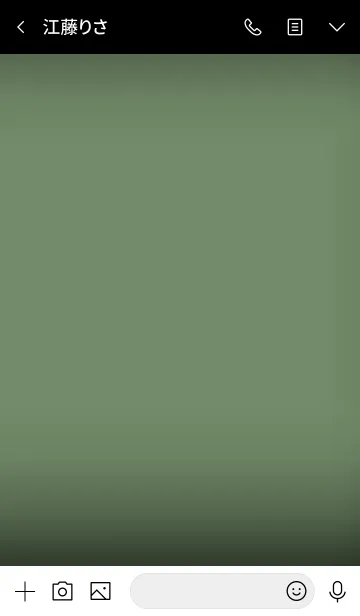 [LINE着せ替え] Sage Green And Black Vr.2 (jp)の画像3