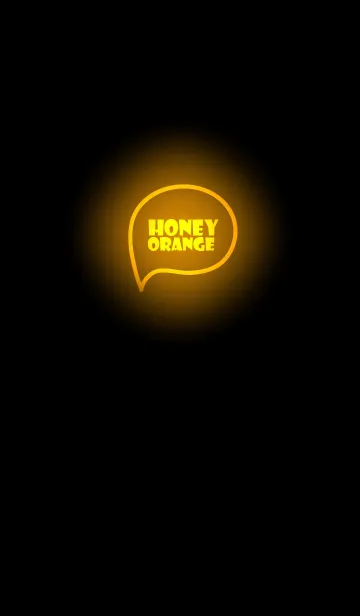 [LINE着せ替え] Honey Orange Neon Theme vr.2 (jp)の画像1