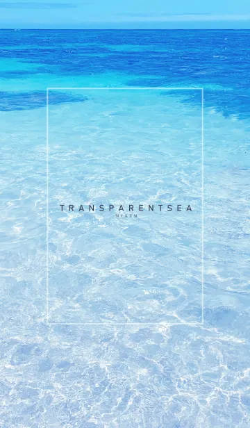 [LINE着せ替え] TRANSPARENT SEA 10の画像1