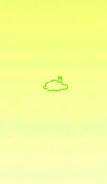 [LINE着せ替え] Simple cloud rabbit 3の画像1
