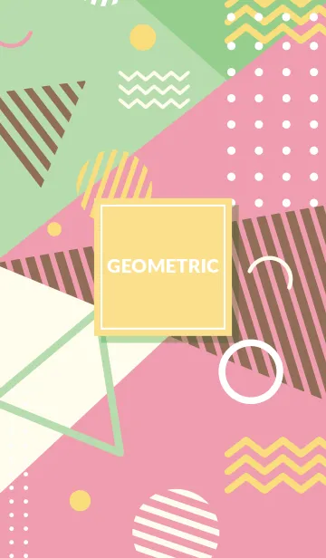 [LINE着せ替え] Geometric Pastelの画像1