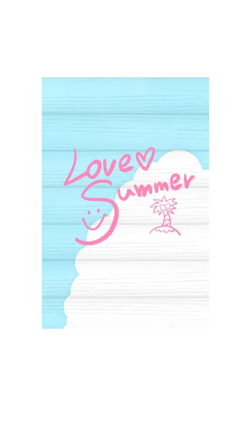 [LINE着せ替え] Love summer in the sky 02の画像1