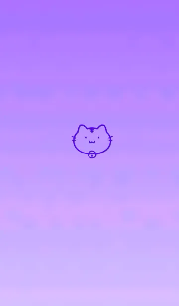 [LINE着せ替え] Simple cat face 7の画像1