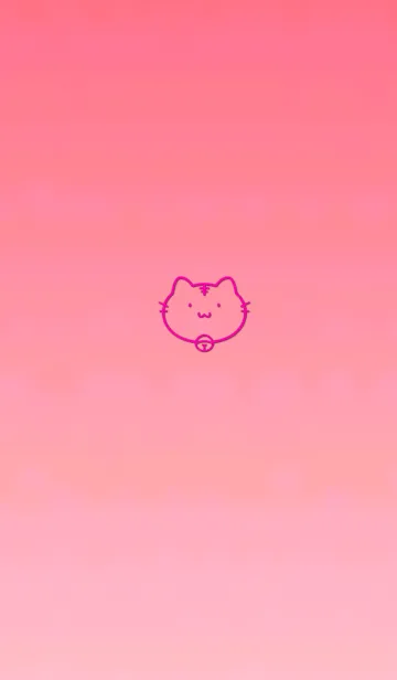 [LINE着せ替え] Simple cat face 9の画像1