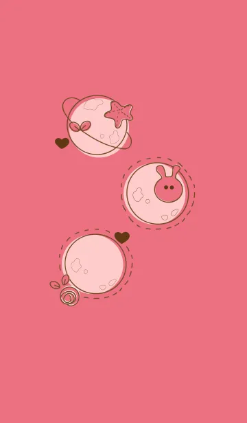 [LINE着せ替え] Lovely pastel planet 16の画像1